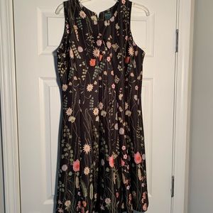 Black floral Dress!